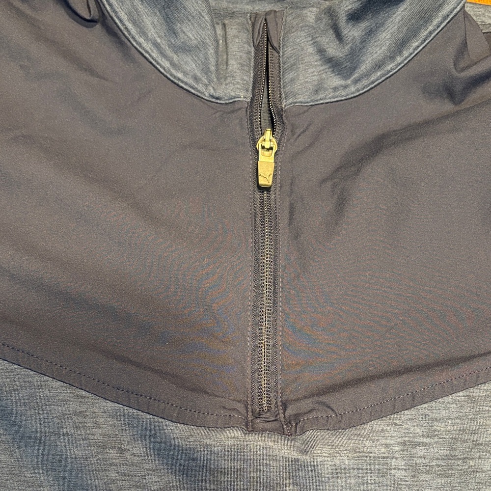 Puma Blue Golf Pullover - Picture 3 of 5
